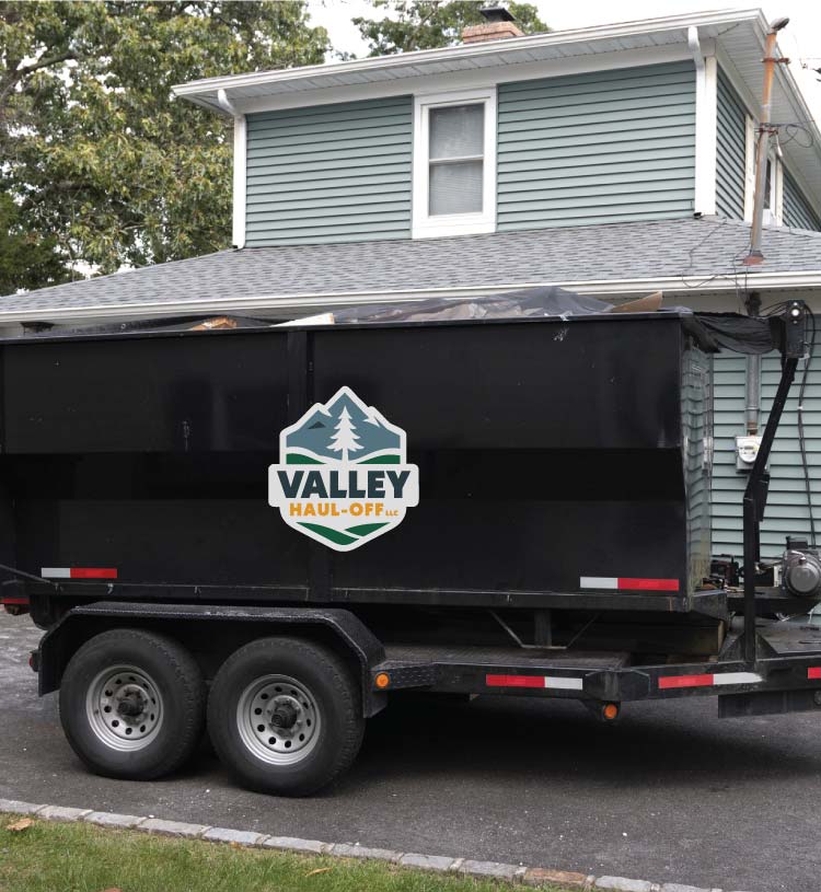 junk removal trailer from valley haul off in tulare, ca